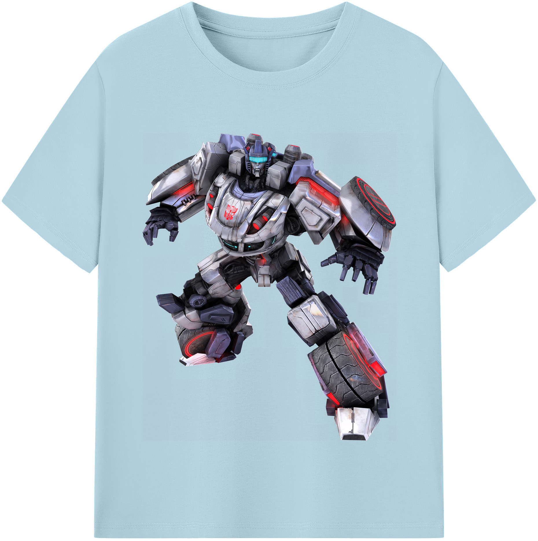 （画像用） Transformers トランスフォーマー 綿100％半袖Tシャツ（フロントプリント）